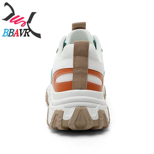 Zapatillas de Skate Casuales para Mujer 2025, Diseño Color Block, Suela Gruesa y Elevada, para Primavera y Otoño, Estilo Universitario - Product Image 3