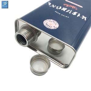 Hình chữ nhật 500ml thép không gỉ thiếc kim loại có thể cho Vodka Whisky trà nước khoáng thực phẩm bù đắp in ấn cho đồ uống lưu trữ - Product Image 3