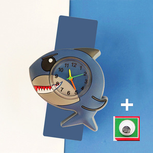 นาฬิกาควอตซ์แฟชั่นสำหรับเด็กหน้าปัด26มม. น่ารักพร้อมจังหวะเวลาขี้เล่นตัวเรือนอัลลอยขนาดใหญ่และสายซิลิโคน16มม. - Product Image 4