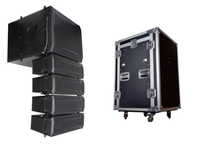 Altavoces de arreglo lineal activos RQSONIC LA615D de 1400W para eventos al aire libre y escenarios