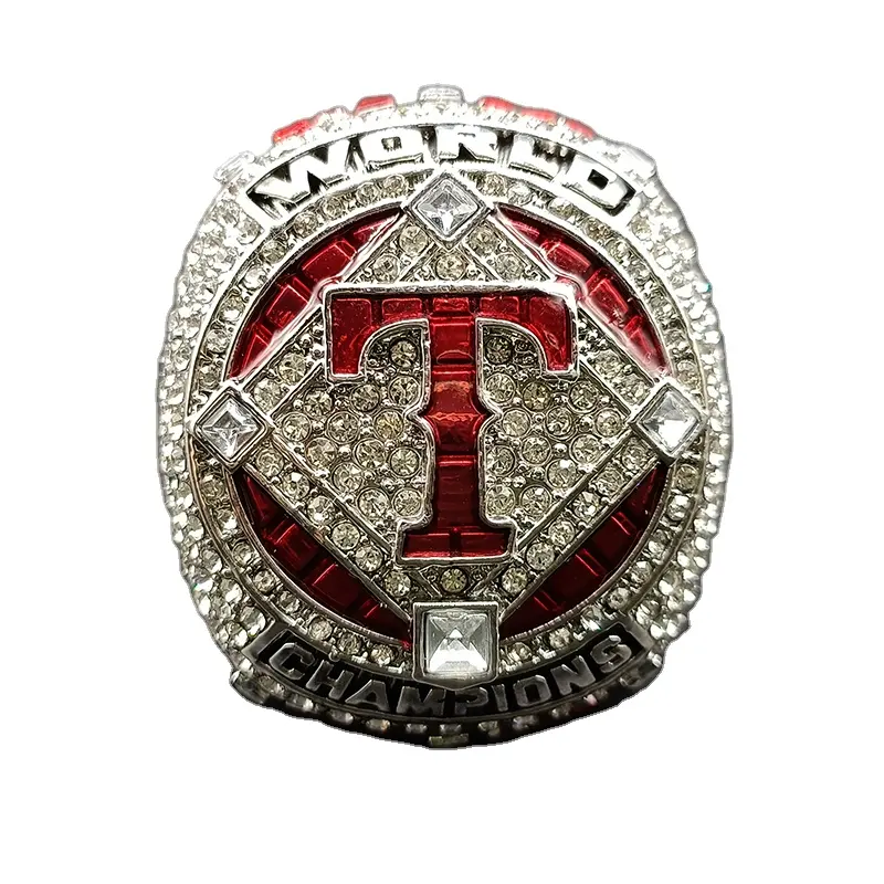Benutzer definierter Name und Nummer Schmuck Texas Rangers American League Championship Ring