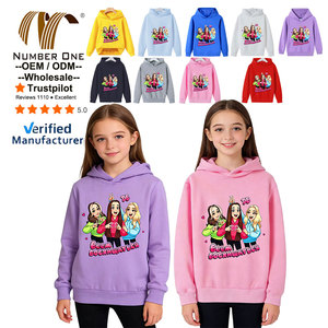 Felpa con Cappuccio per Ragazze Adolescenti, Motivo Cartoon, Tema Amicizia, Pullover per Bambini, Vendita all'Ingrosso - Product Image 1