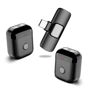 Mini <b>Wireless</b> Lavalier Long Battery <b>Microphone</b> Outdoor Live Video System for Podcast Singing Vlog - Product Image 1