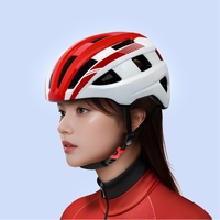Casque de vélo de sport rouge pour adultes en gros d'usine pour VTT Scooter patin à roulettes et cyclisme