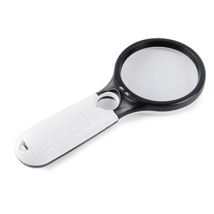 3 LED ánh sáng 45x cầm tay đọc Kính lúp ống kính không thấm nước kính hiển vi kính lúp với 3 Đèn Led trang sức đồng hồ Loupe - Product Image 2