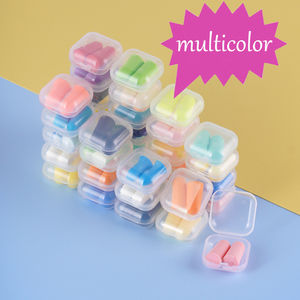 الجملة الضوضاء تقلل مريحة لينة بو سدادات أذن للاستحمام عازلة للصوت الأذن المقابس مع حالة - Product Image 6