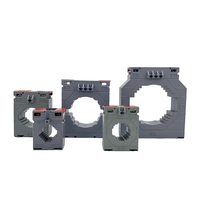 Corriente toroidal en miniatura Tipo barra colectora AC DCCP74/50 para transformadores CTS de aluminio de alta precisión para entrada de 220V 50Hz/60Hz