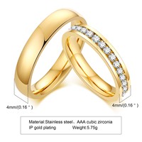Pemasok Cina Cincin Pasangan Baja Nirkarat Cincin Pasangan Cincin Tak Terbatas