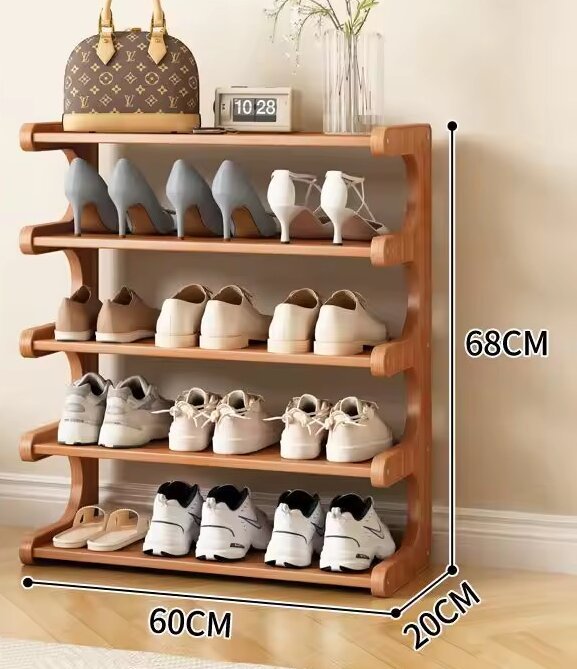5 niveles, 60 cm de largo [capacidad para 11 pares de zapatos]
