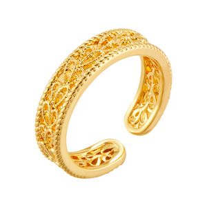 Heart Shaped Openwork Ring Adjustable Silver Tone Jewelry Gift For Women Fashion Index Finger Ring R17251 - Product Image 5