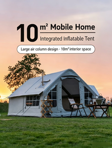 Large Luxury Portable Four-season Tente Gonflable Camping, UV-resistant and Waterproof Family Camping <b>Tent</b> 10534604402 Inflatabl - Product Image 3