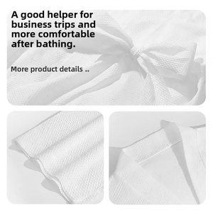 Peignoir de voyage jetable, peignoir d'hôtel pour invités, peignoir de douche portable, peignoir absorbant, pour maison d'hôtes, séjour à la maison, spa, sauna, jetable - Product Image 5
