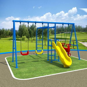 Ensemble de balançoires multifonctionnelles d'extérieur pour aire de jeux familiale - Équipement de jeu d'<span class=keywords><strong>escalade</strong></span> et d'expansion pour enfants - Product Image 1