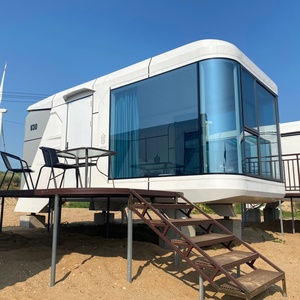 Hotel Cápsula Espacial Prefabricado Modular en <span class=keywords><strong>Alquiler</strong></span>, Casas Contenedor Prefabricadas Móviles de Diseño Elegante y Único con Estructura de Acero - Product Image 2