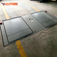 Testeur de dérapage latéral de véhicule à double plaque LUTRO, banc d'essai de dérapage latéral de voiture pour station d'inspection de la sécurité