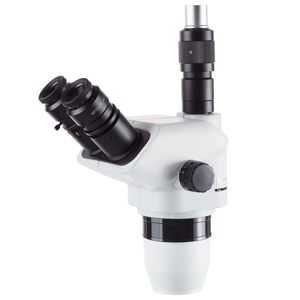 Tête de <span class=keywords><strong>microscope</strong></span> stéréoscopique zoom trinoculaire AmScope 6,7X-45X avec oculaires focalisables - Product Image 1
