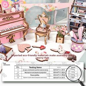 Whale Sky Diseño Original, Diario del Fiesta <span class=keywords><strong>de</strong></span> Té <span class=keywords><strong>de</strong></span> <span class=keywords><strong>Alicia</strong></span>, Exquisitos Adornos <span class=keywords><strong>de</strong></span> Madera, Soporte para <span class=keywords><strong>Libro</strong></span> Pop-Up 3D DIY, Ideal como Regalo - Product Image 2