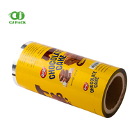 Rouleau de film plastique OPP brillant étanche de qualité alimentaire stratifié souple pour l'emballage de chocolats collations gâteaux biscuits