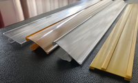 Porte-étiquettes en PVC souple, étiquettes de prix en plastique, bandes de prix adhésives pour étagères, présentoirs de prix pour gondoles, fabrication chinoise