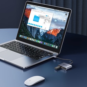 SAMZHE Station d'extension 3-en-1 Type-C vers HDMI Convertisseur 4K HD Adaptateur PD100W USB 3.0 pour Ordinateur Portable iPad Projecteur - Product Image 3