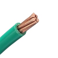 THHN THWN Cable Tamaño AWG 8 10 12 14 16 Cobre/PVC/Nylon Cable eléctrico de construcción