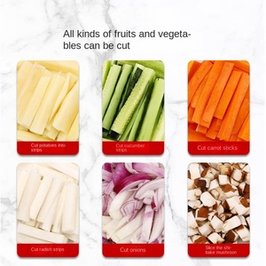 Machine à couper les chips de pommes de terre, trancheuse manuelle en acier inoxydable, <span class=keywords><strong>coupe</strong></span>-<span class=keywords><strong>frites</strong></span> - Product Image 3