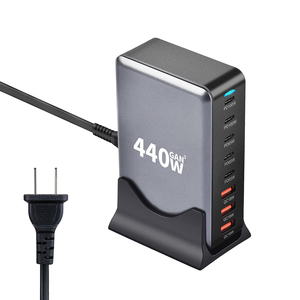 440W 5C3A ชาร์จเร็วมากแท่นชาร์จไฟ <span class=keywords><strong>Type</strong></span> C สำหรับ iPhone 16 15 14สำหรับแล็ปท็อป Pd 100W อะแดปเตอร์ USB C - Product Image 1