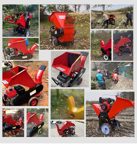 Đa chức năng cây chi nhánh máy xay Shredder/Gỗ thương mại chipper/nhỏ di động Xăng Cây máy nghiền PELLET máy - Product Image 6