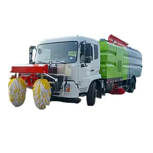 Factory price DONGFENG snow sweeper removal truck 4x2 Guardrail Cleaning Vehicle for sale