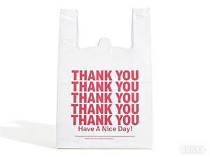 Hot Sale Thank You Plastic Vest Bag Carryout Plastic Bag Shopping Grocery Plastic Bag Manufacturer