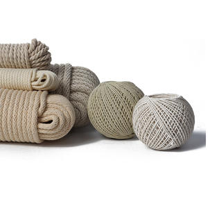 Corde en coton tressé de couleur unie en gros fabricant chinois - Product Image 5