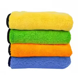 Venda de liquidação toalha de microfibra para lavar carros, toalha forte absorção de água, toalhas de detalhamento