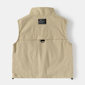 Gilet tendance pour garçons, nouvelle collection printemps-automne 2026, <span class=keywords><strong>veste</strong></span> <span class=keywords><strong>sans</strong></span> <span class=keywords><strong>manches</strong></span> pour grands enfants, vêtements de travail - Product Image 4