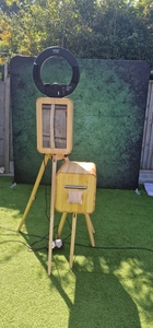 18.5 inch màn hình gỗ sơn màu DSLR máy ảnh gian hàng ảnh cho Đảng photobooth đám cưới gỗ cổ điển ảnh gian hàng Giá - Product Image 3