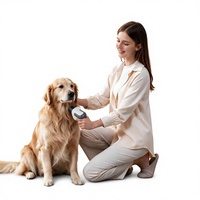 Appareil de toilettage multifonctionnel en plastique pour chiens et chats : tondeuse à poils, coupe-griffes, peigne et sèche-cheveux