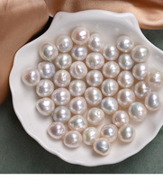 Perle Edison blanche AAA de 12 à 13mm, perles baroques d'eau douce de haute brillance en forme de Edison