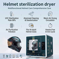 Distributeur automatique de nettoyage de mini-casques pour casques de moto et de vélo avec système de stérilisation et de paiement par QR