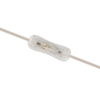 Kebaolong 2M Dc 5.5*2.1 Mm Steker Perempuan untuk Membuka Ujung 2 Inti Pigtail Kabel Daya Dc Transparan dengan 304 Tombol Switch