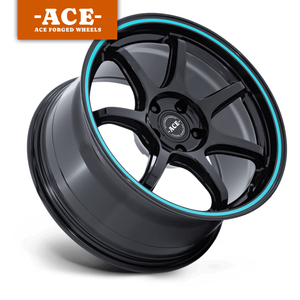 Jantes ACE forgées 17X8J 17X9J Deep Dish 5X114.3 4X100 JDM Racing Sport pour voitures de tourisme Lenso Camry Honda - Product Image 5