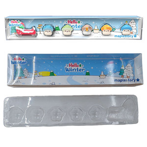 Poupée d'<span class=keywords><strong>action</strong></span> de Noël transparente personnalisée Anime Figure Champignons Jouet Cadeau Affichage Blister Pp Pvc Pet Boîte d'emballage en plastique transparent - Product Image 1