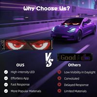 24 "x5" программируемая Светодиодная панель дисплея USB 5 В управление приложением пользовательская анимация с текстовым узором для фестиваля магазина-прокрутка
