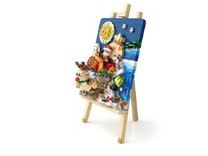 <span class=keywords><strong>Bobsleigh</strong></span>-bloques de construcción de coche, regalo de Navidad, regalo creativo, bloques de Educación Temprana, modelo, juguetes de construcción - Product Image 2