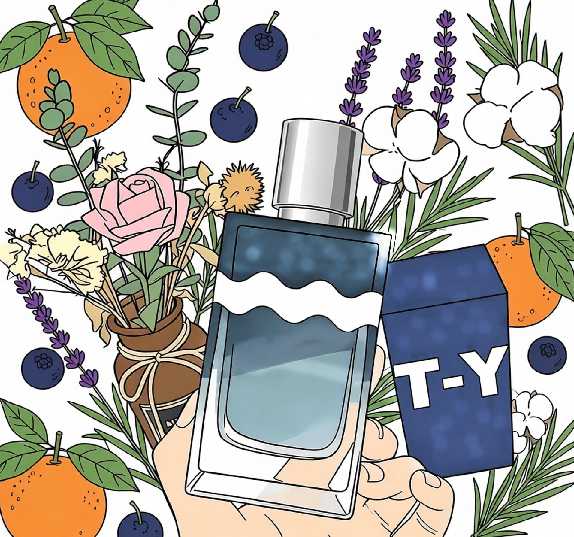 น้ำหอมผู้ชาย YYoung ขวดสีฟ้า