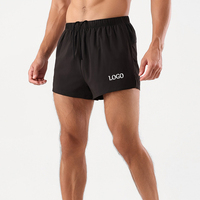 Short de sport personnalisé pour entraînement Gym Men Comfortable Athletic 2 en 1 Running Shorts