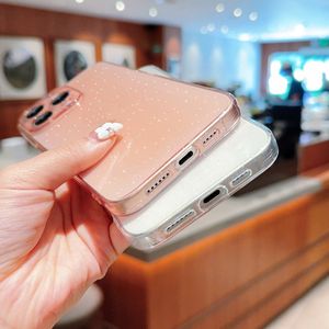 Funda de Teléfono de TPU Suave Transparente de Lujo con Brillantina para <span class=keywords><strong>iPhone</strong></span> 16 Pro Max 15 14 Plus <span class=keywords><strong>13</strong></span> <span class=keywords><strong>Mini</strong></span> - Product Image 3