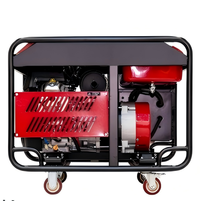 920cc 10kW 11kW Portable Diesel Generator 230V/400V with Wheels Electric Start for Camping Construction Backup Power