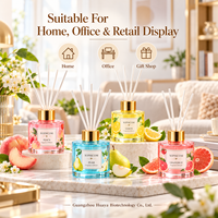 Salle de bain surdimensionnée personnalisable de qualité supérieure pour diffuseur de roseau Parfum de cheveux du fournisseur unique de qualité supérieure Verre coloré parfumé DIY