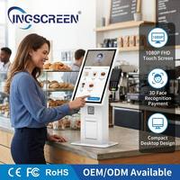 INGSCREEN - Quiosco de Autoservicio con Pantalla Táctil, Máquina Expendedora de Pago de Facturas Digitales para Restaurantes y Cafeterías, SDK