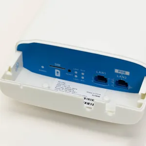 4G açık hücresel yönlendirici 1 SIM kart yuvası 2 100Mbps Ethernet portu WiFi Hotspot dahili antenler