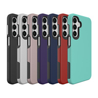 Vkoo Triangle Anti-rayures TPU PC 2 en 1 Antichoc Mobile Phone Case pour Galaxy A16 A26 A36 A56
